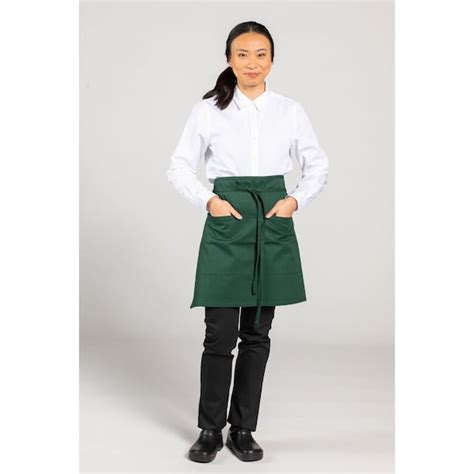 Uncommon Threads Half Waist 2-Section Pocket Apron Hunter 3056-0500 | Zoro