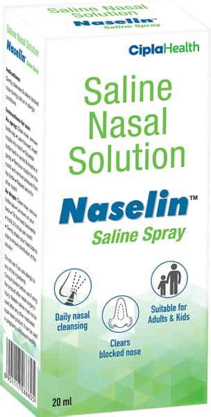 Buy NASELIN SALINE SPRAY 20 ML (PACK OF 7) Online & Get Upto 60% OFF at ...
