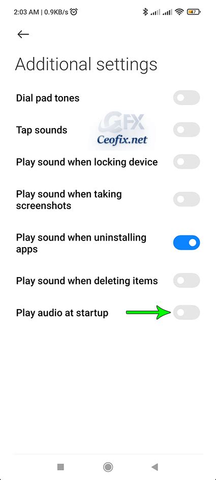 Image result for Turn Off Android Boot Sound