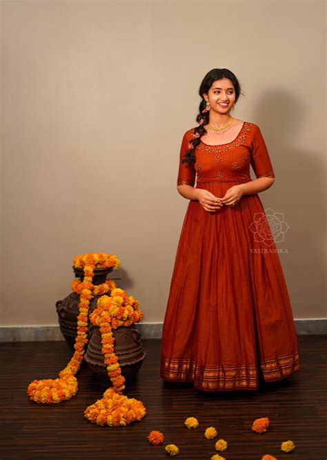 Burnt Orange Handloom – Vastrasuka