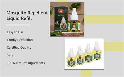 Night Shield Herbal Mosquito Repellent Liquid Refill, Natural ...