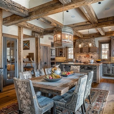 10 Rustic Dining Rooms To Inspire Your Home - DreamyHomeStyle