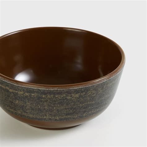 Buy Leo-Xia Brown Textured Melamine Bowl from Home Centre at just INR 149.0