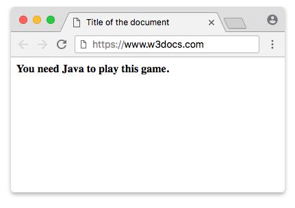 Applet Tag in HTML 的图像结果