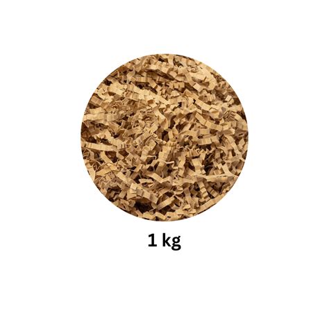 Sand Brown Pack of 1 KG Shredded Paper - Packbox