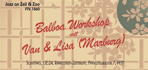 Balboa Workshop mit Lisa & Van (Marburg), Frankfurter Turnverein 1860 ...