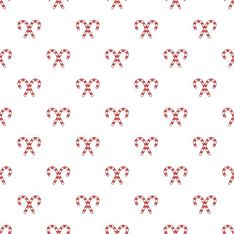 Candy canes pattern, cartoon style 15100564 Vector Art at Vecteezy