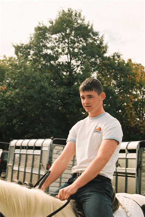 Marion Bergin - Man with Horse - Ballinasloe Horse Fair, Ireland, 2018 For Sale at 1stDibs