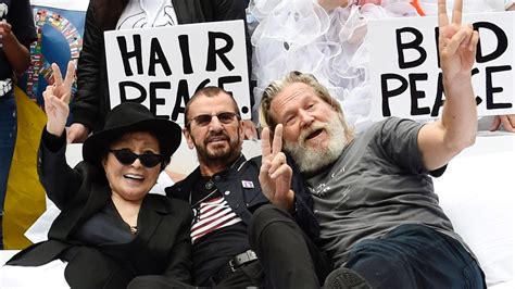 Ringo Starr, Yoko Ono, and Jeff Bridges 'come together' to promote ...
