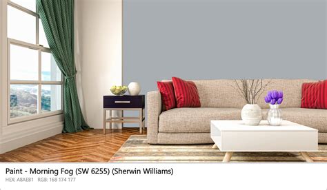 Sherwin Williams Morning Fog (SW 6255) Paint color codes, similar ...