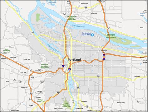 What To Do In Portland Oregon Map
