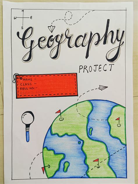 Cover Page for Geography Project 的图像结果