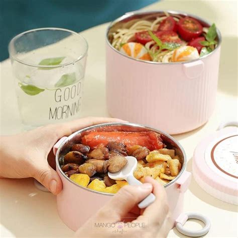 Chops And Hops Dual Compartment Stainless Steel Lunch Box - 1500ml ...