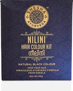 shesha ayurveda Ayurveda Nilini Hair Natural Black Colour , black ...