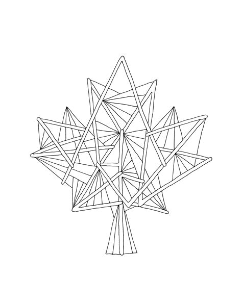 Maple Leaf Drawing Template at PaintingValley.com | Explore collection ...