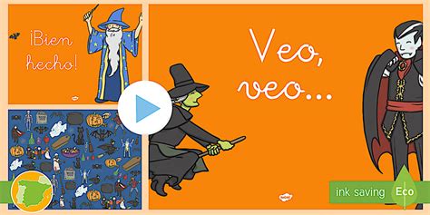 Actividad en grupo: Juego veo, veo…¡versión Halloween!