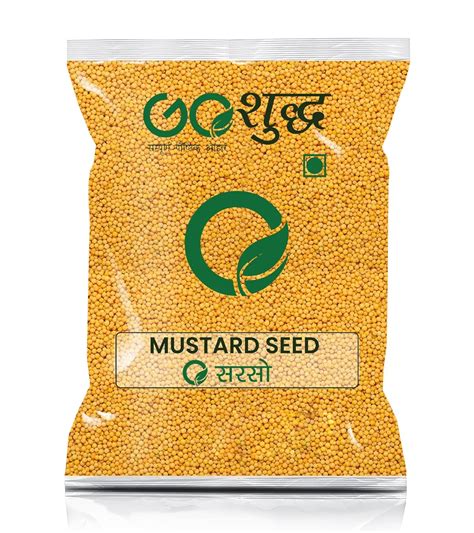 Goshudh Yellow Mustard Seed (Sarason)-500gm : Amazon.in: Grocery ...