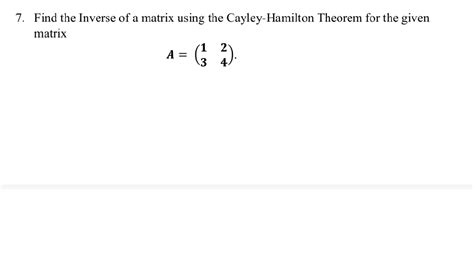 Matrix Invertible Theorem