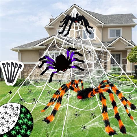 Halloween giant spider web decoration online