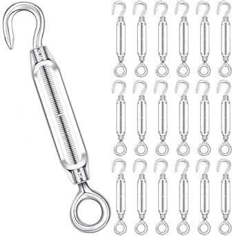 4mm Hook and Eye Turnbuckle,Akamino 304 Stainless Steel Turnbuckle for ...