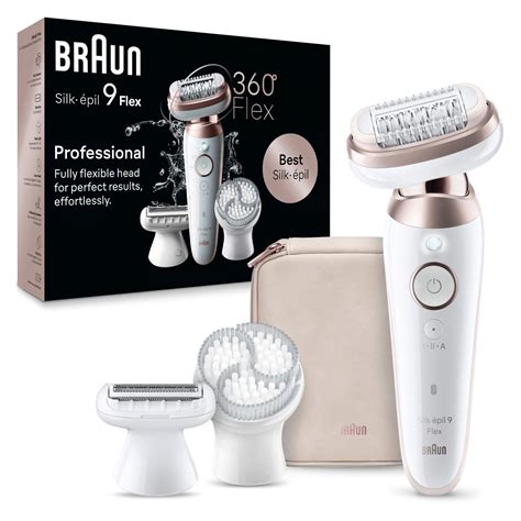 Braun Silk-Epil 9 Flex Epilator for Women, Fully Flexible Head, Anti ...