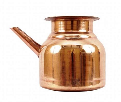 Buy Indian Pure Copper Pot Good Health Ramjhara, Ayurveda Healing ...