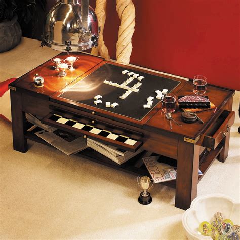 Authentic Models MF034 Game Table 2 in Red and Honey - Walmart.com