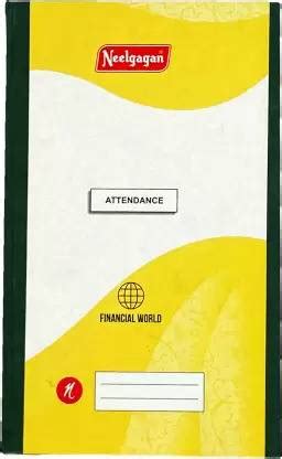 NEELGAGAN No. 3 Attendance 31 Days Ordinary Binding, Register Size 192 ...