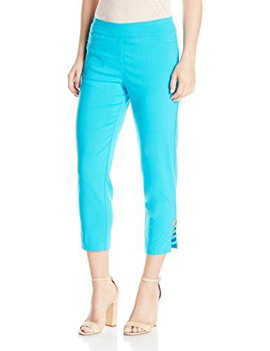 Buy SLIM-SATION Women's Petite Size Pull on Solid Corp with Real Front ...