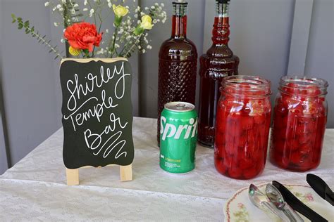 Shirley Temple Bar in 2025 | Grad parties, Graduation treats, Party ...