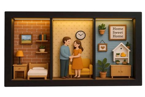 Long Horizontal Mdf Shadow Box