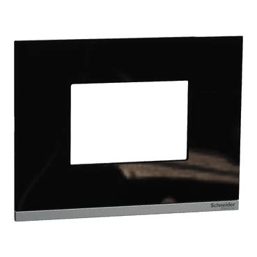 UNPSP3M_GB - cover frame, Unica Pure, 1 gang, 3 modules, pearl Black ...