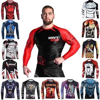 Buy Roar BJJ Rash Guards MMA Grappling Jiu Jitsu Training No Gi Fight ...