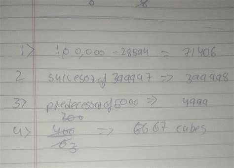 Solve the following word problem 1 What must be added to 28594 to make ...