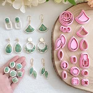 3D ORIGINS, Embedded Clay Cutters for Polymer Clay Earring Making ...