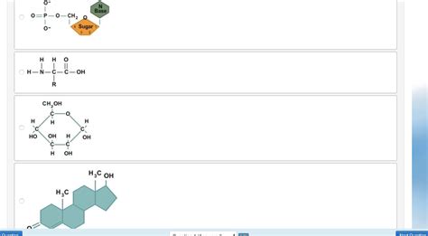 Which of the following monomers would be used to make the double helix ...