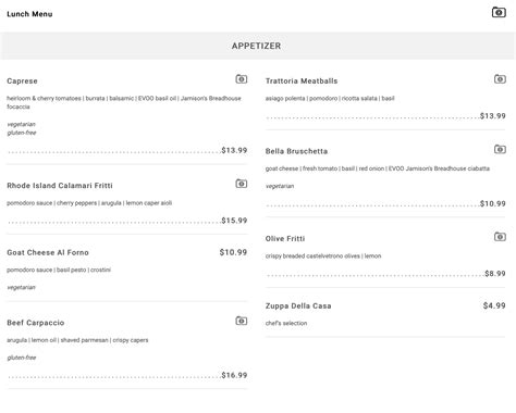 BellaBrava Tampa, FL Menu (Updated: July 2024)