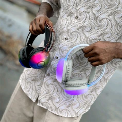Presenting You All, New Rgb Colour Headphones, Multi colour led light ...