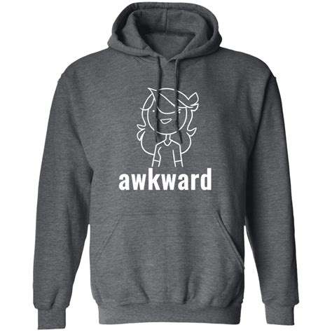 Shop Jaiden Animations Merch Store Awkward Hoodie Sweatshirt - Tiotee