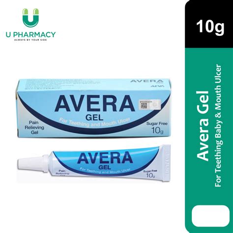 (U Pharmacy) Avera Gel 10g - For Teething Baby & Mouth Ulcer (EXP: 9/26 ...
