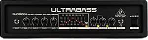 Behringer BXD3000H Bass Guitar Amplifier Head - 2 Channel, 300 Watts ...