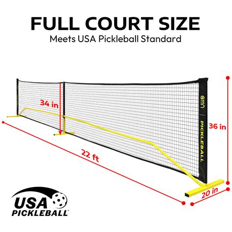 A11N 22ft Portable Pickleball Net Bundle | A11N SPORTS