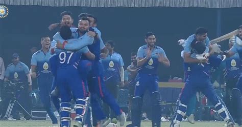 Syed Mushtaq Ali T20: Sarfaraz Khan, Tanush Kotian star in thriller as ...