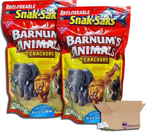 Amazon.com: Barnum's Original Animal Crackers, 12 Snack Packs