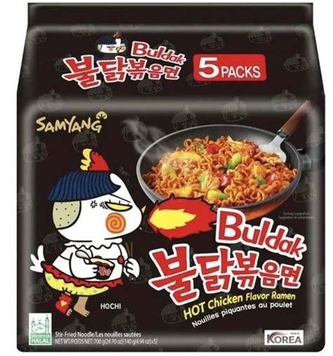 Samyang Buldak Hochi Hot Chicken Flavor Ramen 5x140g. Dato - Norway ...