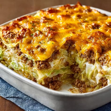 How to Make the Ultimate Ground Beef & Cabbage Cheddar Casserole ...