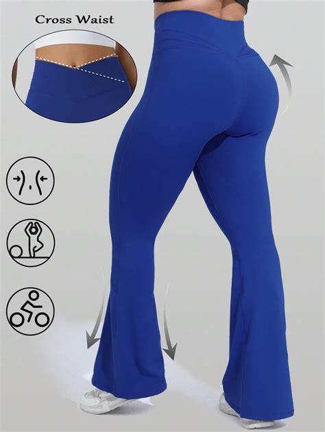 RUNONWHEELS 5 Plus Size Waist Criss-Cross Design Skinny V Waist Casual ...