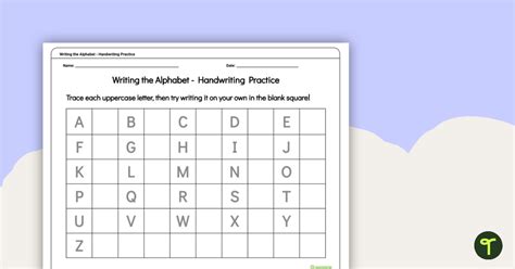 Image result for Handwriting Worksheets Alphabet Printable