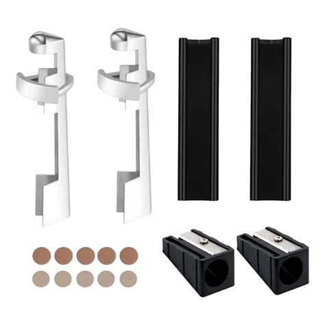 16Pcs Pool Cue Repair Snooker Cue Tip Repair Set 2 Pool Cue Clamp 10 ...