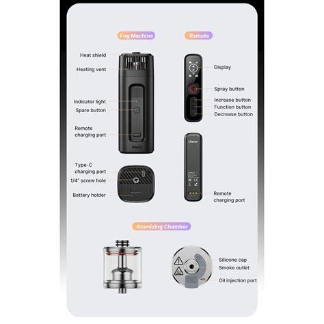 Buy in India Ulanzi FM01 FILMOG Ace Portable Fog Machine (Without Fog ...